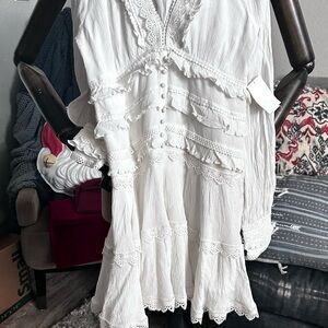 All Saint White MINI dress